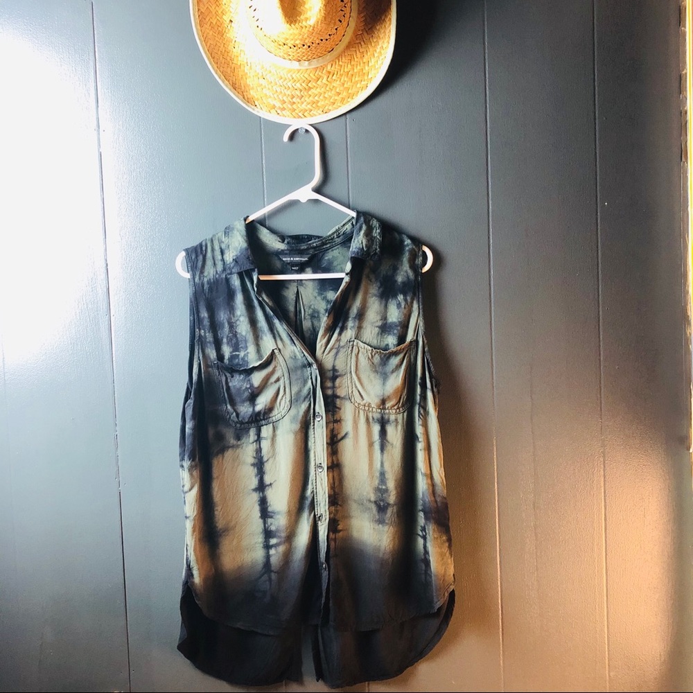 Rock & Republic Tie Die Shirt SZ L